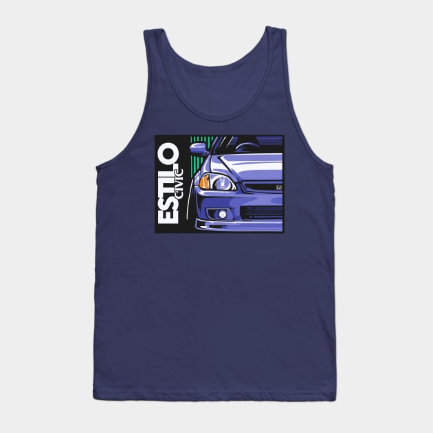 Civic Estilo Tank Top by Ajiw